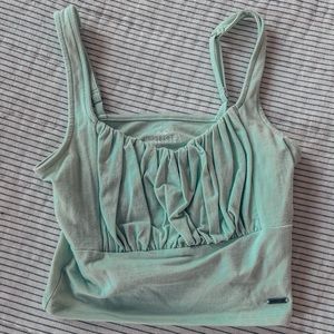 Womens hollister cropped tank top